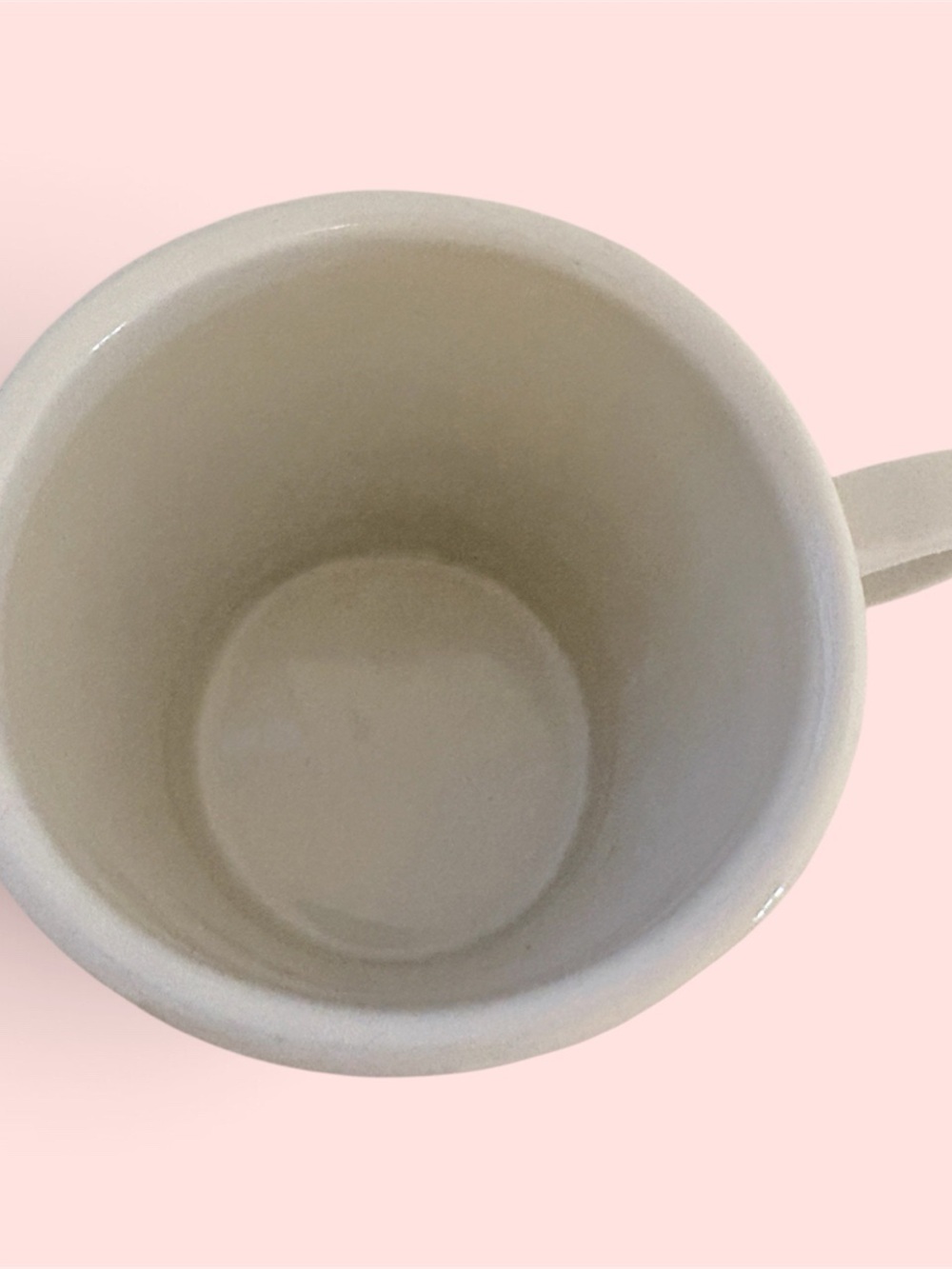 Anthropologie Monogram 'E' Ceramic Coffee Mug - White - Picture 2 of 5